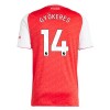 Virallinen pelipaita Arsenal Gyokeres 14 Koti 2025-26 Lyhythihainen - Miesten